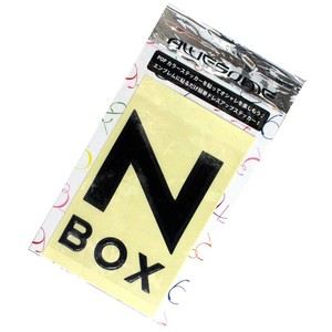 AWESOME(オーサム)　N-BOX/カスタムJF1/JF2　ロゴ　エクスクルーシブ　ポッティングステッカー　ブラック