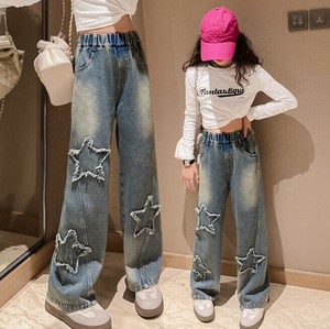 デニムパンツ 無地 ゆったり  快適 子供 ファッション  MBQ3839