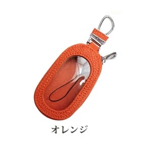 AWESOME(オーサム)　スマートキーケース　オーバルクリア窓付きタイプ　オレンジ ASK-OVCM1