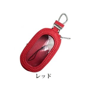 AWESOME(オーサム)　スマートキーケース　オーバルクリア窓付きタイプ　レッド ASK-OVCM6
