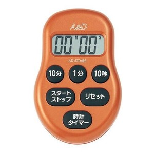 A&D デジタル100分タイマー マグネット付 レッド AD5706RE