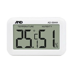 A&D デジタル温湿度計 大きな液晶表示 携帯型 卓上スタンド ストラップ付 AD5644A