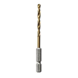高芝ギムネ製作所 FIRST チタンコート六角軸鉄鋼用ドリル 3.8mm 1本入 No.2306-3.8
