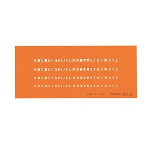 バンコ テンプレート  L-細字　A 10061