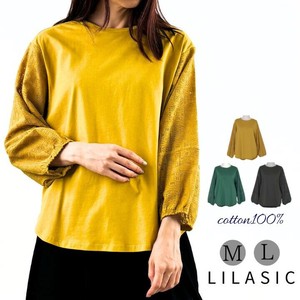 T-shirt Ladies fashion 100% Cotton Cut-and-sew