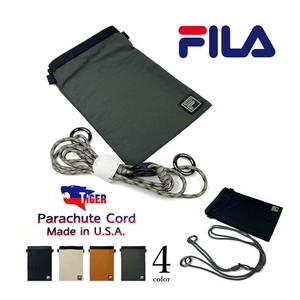 全4色 FILA（フィラ） ストリングシリーズ シンプルサコッシュバッグ ポーチ パラコード(fs1006)