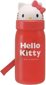 Water Bottle Die-cut Straw Bottle Hello Kitty Skater 350mL