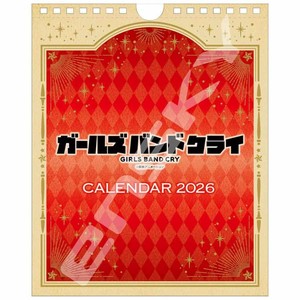 【取寄品】卓上 ガールズバンドクライ 壁掛け卓上兼用カレンダー2026年