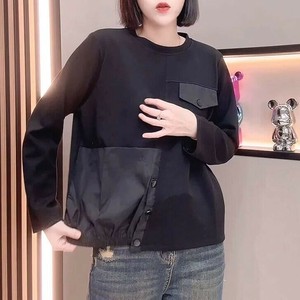 Tシャツ  ラウンドネック 長袖 無地 快適 レディース ファッション  DYLA1192