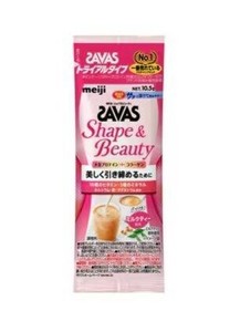 ザバス シェイプ＆ビューティ ミルクティー風味 トライアルタイプ 10.5g