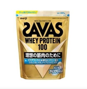ザバス ホエイプロテイン100 バニラアイスクリーム風味 980g