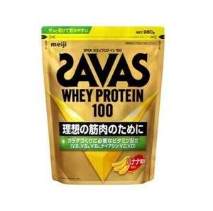 ザバス ホエイプロテイン100 バナナ風味 980g
