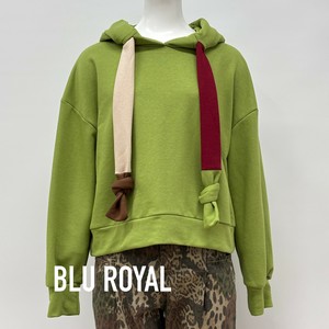 Hoodie Loose Silhouette Short Length Made in Italy