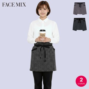 チェック柄ショートエプロン＜男女兼用＞FK7125