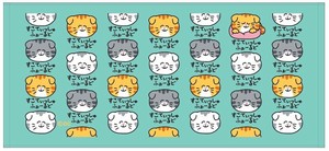 （取り寄せ品）TOWEL すこてぃっしゅふぉーるどさん　おえかきさん フェイスタオル   オクタニ