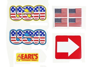 貼る時はよーく考えてから貼ってください！【ステッカー】USA