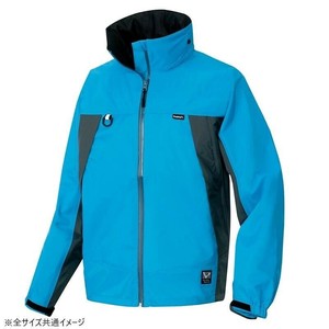 アイトス 全天候型ジャケット ブルー×チャコール L 56301