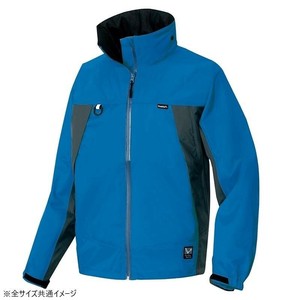 アイトス 全天候型ジャケット スチールブルー×チャコール LL 56301
