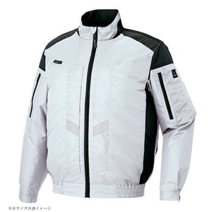 アイトス 空調服(R)　長袖ブルゾン(男女兼用) シルバー 6L 50299