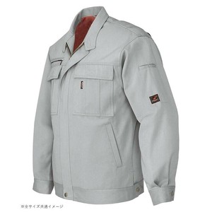 アイトス 長袖ブルゾン シルバーグレー 004 5L 6460