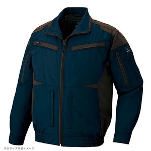 アイトス 空調服(R)　長袖ブルゾン(男女兼用) ディープネイビー L 30589