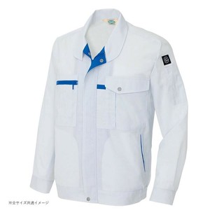 アイトス 長袖サマーブルゾン(男女兼用) シルバーグレー 5L 5360
