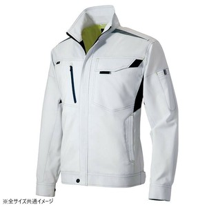アイトス 長袖サマーブルゾン(男女兼用) シルバーグレー 5L 2530