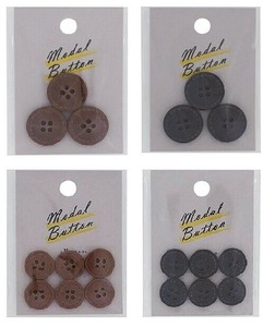 Button Leather-bound 20mm 4-types