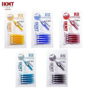 池本刷子工業 IKMT 歯間ブラシ 6本入り スライド式 携帯用【全5サイズ】
