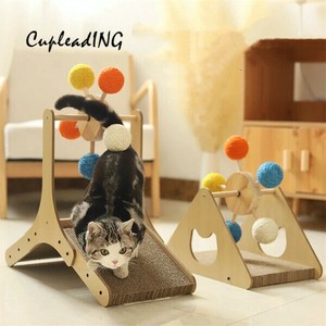 【定番商品】早い者勝ち 回転式猫爪磨き 剣麻ボール付 ダンボール製 猫の遊び道具