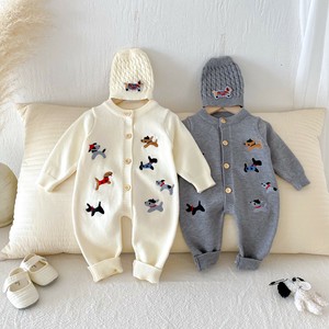 Baby Dress/Romper Rompers Dog 2-colors