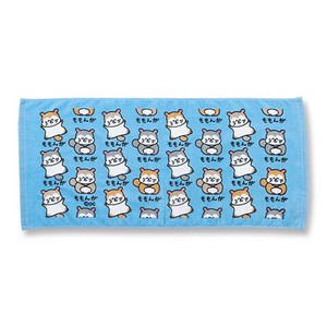 （取り寄せ品）TOWEL ももんがさん (ﾍｯﾀﾞｰ付き) !　おえかきさん フェイスタオル   オクタニ