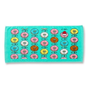 （取り寄せ品）TOWEL どーなつさん　おえかきさん フェイスタオル   オクタニ