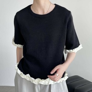 u29563トップス レディース カットソー Tシャツ ラウンドネック 2色  韓国風 2025秋新作