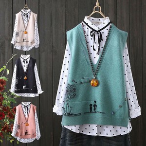 Vest V-Neck Cashmere Touch
