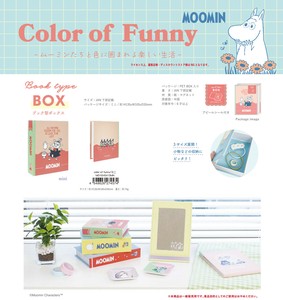 ムーミン ブック型ボックス color of funny/ミニ