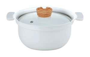 锅 适用IH炉/兼容 IH 陶瓷 灰色 18cm