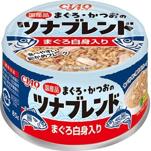 ［いなばペットフード］CIAO まぐろ・かつおのツナブレンド まぐろ白身入り 85g