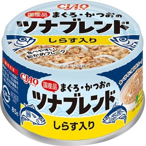 ［いなばペットフード］CIAO まぐろ・かつおのツナブレンド しらす入り 85g