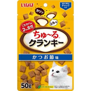 ［いなばペットフード］いなば ちゅ〜るクランキー かつお節味 50g