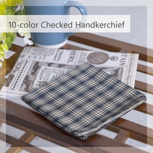 Handkerchief Check Pattern Colorful Check Knickknacks Cotton