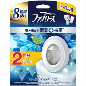 ファブリーズトイレ用消臭剤プレミアムシリーズ＋抗菌ナチュラルマウンテンエア本体＋つめかえ　2回分