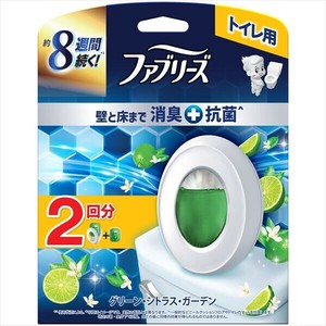 ファブリーズトイレ用消臭剤プレミアムシリーズ＋抗菌グリーンシトラスガーデン本体＋つめかえ　2回分