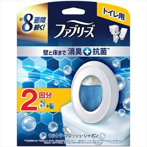 ファブリーズトイレ用消臭剤プレミアムシリーズ＋抗菌ウルトラフレッシュシャボン本体＋つめかえ　2回分