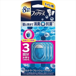 ファブリーズトイレ用消臭剤プレミアムシリーズ＋抗菌ウルトラフレッシュシャボンつめかえ　3回分
