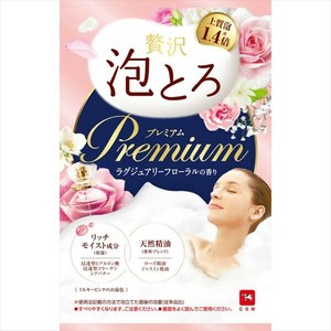 お湯物語　ぜい沢泡とろ　プレミアム　入浴料　ラグジュアリーフローラルの香り 【入浴剤】