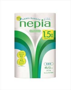 ネピア　トイレットロール　1．5倍巻　ダブル 【トイレットペーパー】