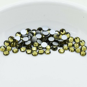 フラットバック VIVA12 プレシオサ SS6 カーキ F ラインストーン PRECIOSA