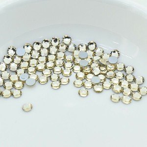 フラットバック VIVA12 プレシオサ SS12 ライトゴールドクオーツ ラインストーン PRECIOSA