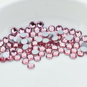 フラットバック VIVA12 プレシオサ SS12 ライトローズ F ラインストーン PRECIOSA